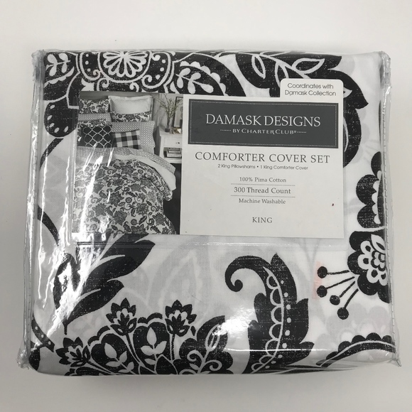 Charter Club Bedding Damask Designs By Comforter Cover Set Poshmark